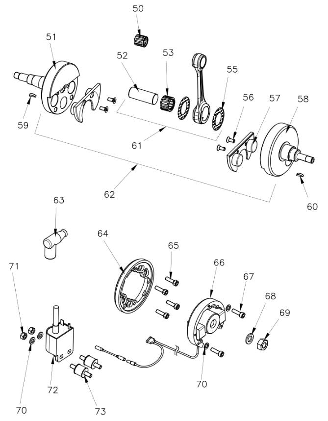 USA Rok VLR W7002243300100 High - Quality Ignition Stator Support