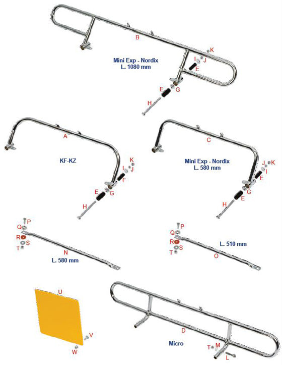 G. Tony Kart OTK High - Quality Rear Bumper Frame Bushing with Steel Plug