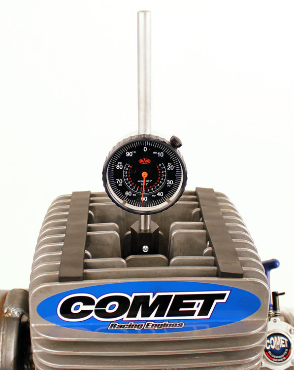 Two-Cycle Engine Dial Indicator: Screws into Spark Plug Hole for Precise Ignition and Port Timing