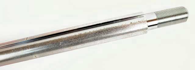 Azusa 1 - Inch Diameter Steel Axle with Threaded Ends for Yard Karts