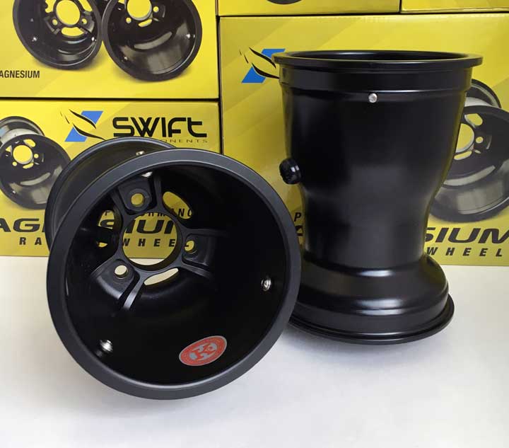 Swift Components 180mm x 5 Magnesium Metric Wheel, Pair