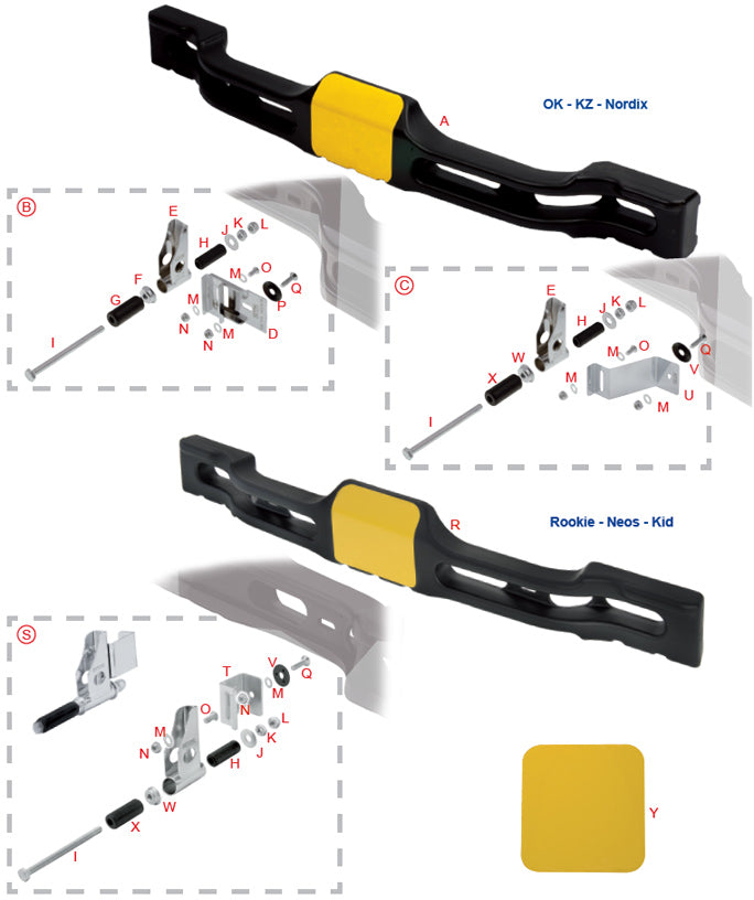 Tony Kart OTK Mini Rookie EV Connection Kit 28mm - S. 0312.FCKIT for Kart Connection