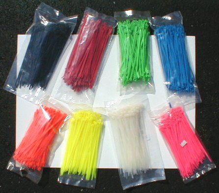 100-Piece Pack of 11-Inch Long Plastic Cable Tie Wraps