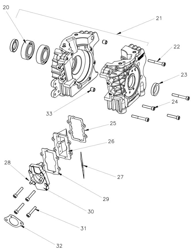 High - Quality W300/A4 Rok VLR 6205 C4 Main Bearing for PTO or Mag Side