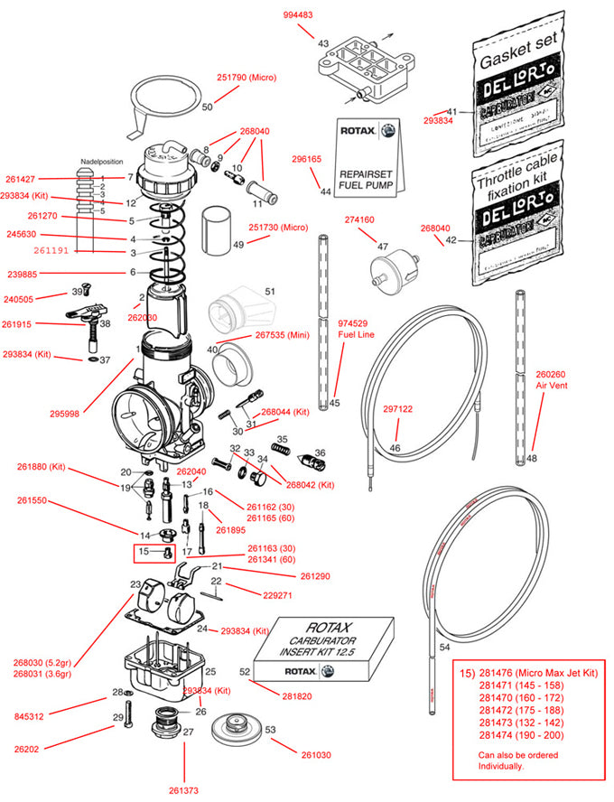 43. Aftermarket Rotax Mikuni Engine Fuel Pump - Crankcase Pulse Signal Style