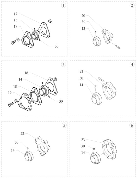 High - Quality 30mm Birel Bearing Cassette C28 - Z, Model 23. 10.8990.00 - BL