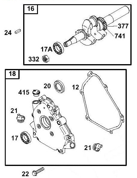 17.798538 High - Quality Briggs Animal Power Take - Off Bearing