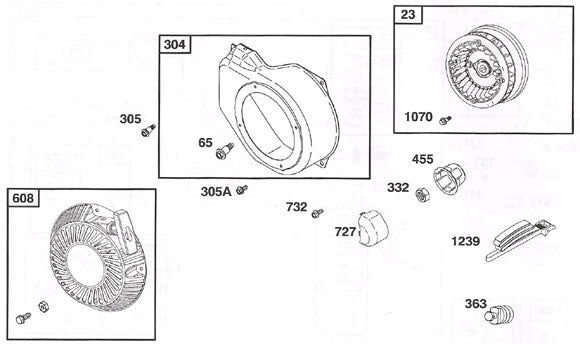 High - Quality World Formula Metric Screw for Blower Housing in Briggs Equipment, Model 305. 794451