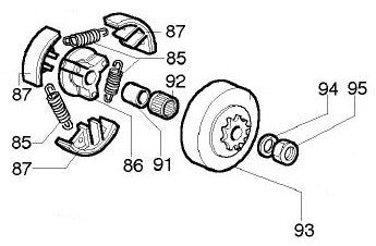 Comer K80 Clutch Spring (S080 - 085) Sold Individually