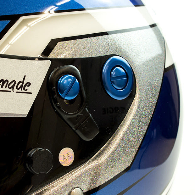 Arai GP-6 and SK-6 Replacement Anodized Aluminum Visor Pivot Kit for Motorcycle Helmets